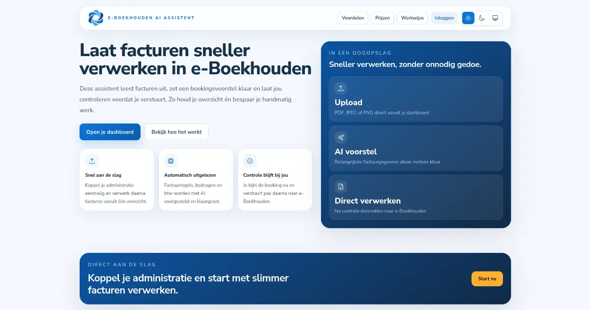 E-Boekhouden AI Assistent